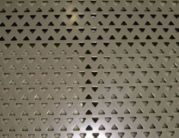 Triangular Hole Perforated Metal Mesh